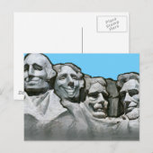 Mt Rushmore Postkarte (Vorne/Hinten)
