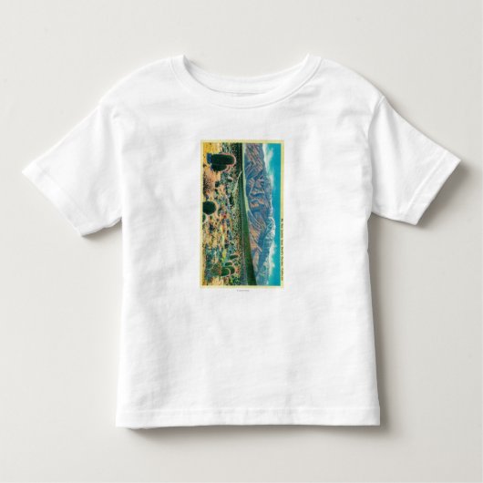 Mt. San Jacinto vom Garten des Teufels Kleinkind T-shirt (Vorderseite)