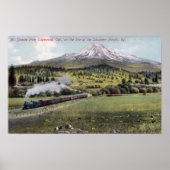 Mt. Shasta and Southern Pacific Rail Poster (Vorne)