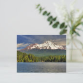 MT SHASTA AUS DEM SEE SISKIYOU POSTKARTE (Stehend Vorderseite)