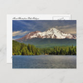 MT SHASTA AUS DEM SEE SISKIYOU POSTKARTE (Vorne/Hinten)
