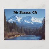 Mt Shasta, CA Postkarte (Vorderseite)