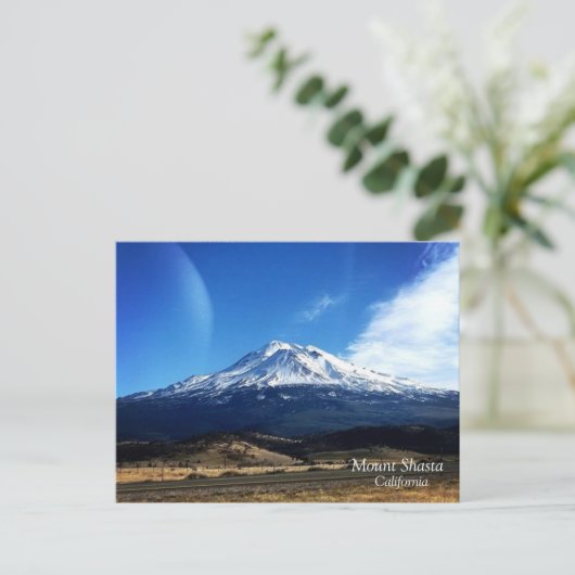 Mt. Shasta, CA Postkarte (Stehend Vorderseite)