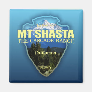 Mt Shasta (Pfeilspitzen) Magnet