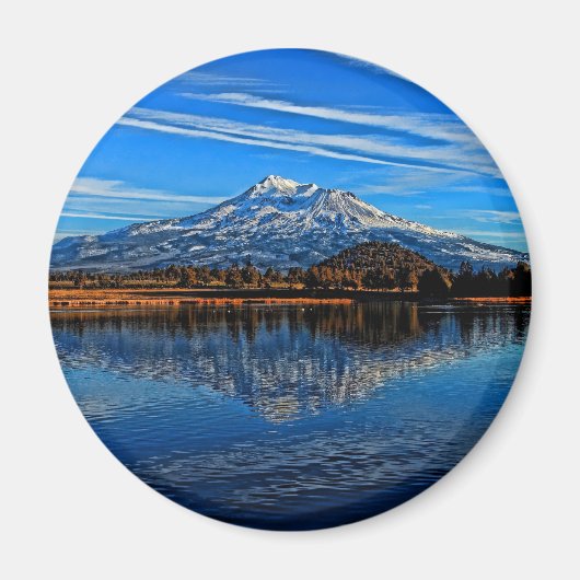 MT SHASTA REFLEKTIERT MAGNET (Vorne)
