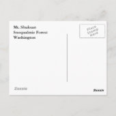 Mt Shuksan Postkarte (Rückseite)