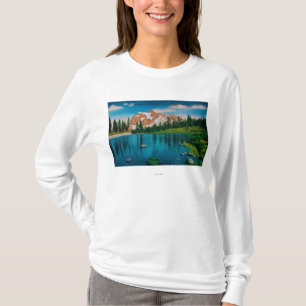 Mt. Shuksan und Picture See, WA T-Shirt