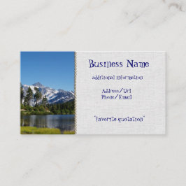 Mt Shuksan vom Picture See Visitenkarte