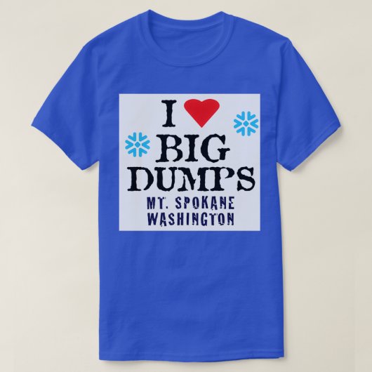 Mt Spokane Mount Ski Mountain Resort Washington Sk T-Shirt (Design vorne)