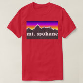 Mt Spokane Mountain Washington Ski Snowboard Mt Ba T-Shirt (Design vorne)
