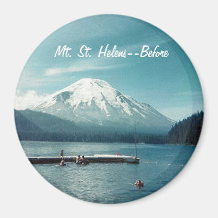 Mt. St. Helens--Vor rundem Magnet