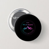 Mt. St. Helens Washington Bergsteigen Wandern Button (Vorne & Hinten)
