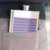 Mt. Sunset Pink Green Lila Flachmann (Beispiel)