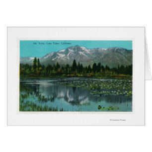 Mt. Tallac und Lake Tahoe, Kalifornien