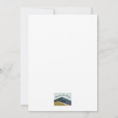 Mt Tamalpais Einladung benutzerdefinierbar (Rückseite)