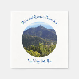 Mt Tamalpais individuell anpassbare Napkins Serviette