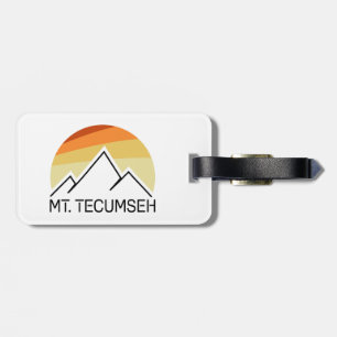 Mt. Tecumseh New Hampshire Retro Gepäckanhänger