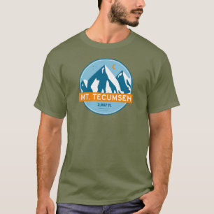 Mt. Tecumseh New Hampshire Sterne Mond T-Shirt