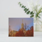 Mt. Timpanogos LDS Mormon Temple , Utah Postkarte (Stehend Vorderseite)