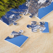 Mt. Timpanogos reflektiert in der silbernen Puzzle (Seite)