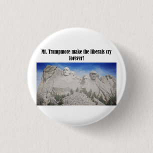 Mt. Trumpmore lassen die Liberalen Trump-Taste wei Button