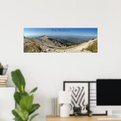 Mt. Ventoux - Panoramasicht Poster (Heimbüro)