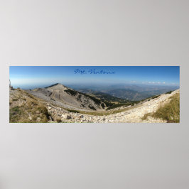 Mt. Ventoux - Panoramasicht Poster