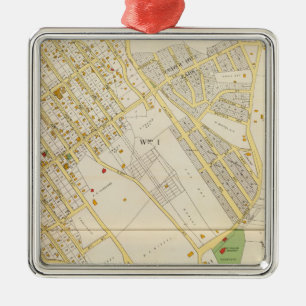 Mt Vernon 1 Silbernes Ornament