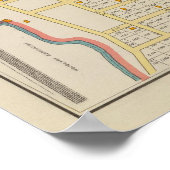 Mt Vernon Atlas Karte Poster (Ecke)