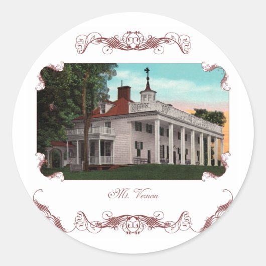 Mt. Vernon Vintag Stickers (Vorderseite)