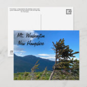 Mt. Washington, NH Postkarte (Vorne/Hinten)
