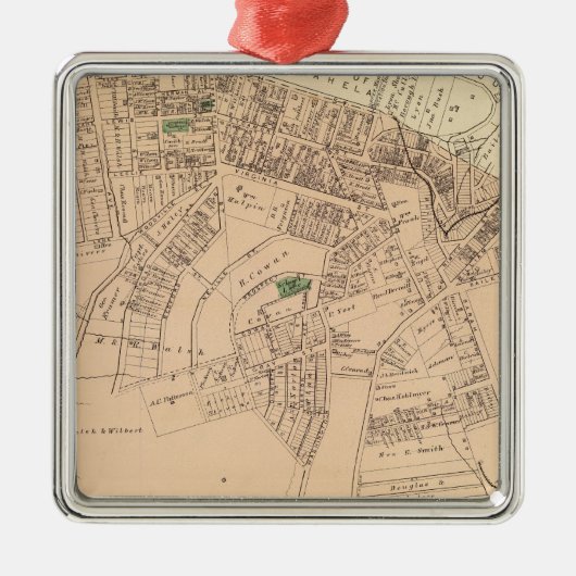 Mt Washington Silbernes Ornament (Vorne)