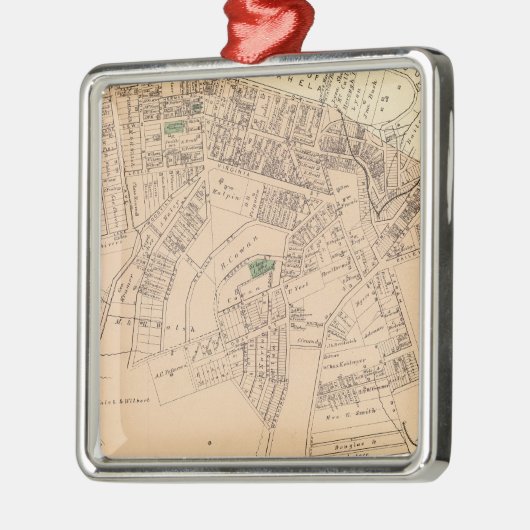 Mt Washington Silbernes Ornament (Links)