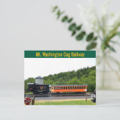 Mt. Washington Zahnradbahn Postkarte (Stehend Vorderseite)