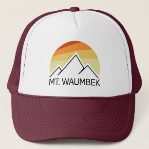 Mt. Waumbek New Hampshire Retro Truckerkappe