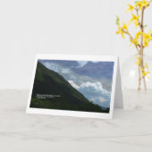 Mt Webster: whitman Quote Card Karte (Gelbe Blume)