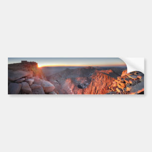 Mt Whitney and Pinnacles Sunrise - John Muir Trail Autoaufkleber