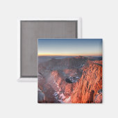 Mt Whitney and Pinnacles Sunrise - John Muir Trail Magnet (Vorderseite/Rückseite)