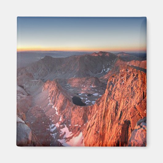 Mt Whitney and Pinnacles Sunrise - John Muir Trail Magnet (Vorne)