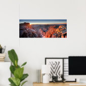 Mt Whitney and Pinnacles Sunrise - John Muir Trail Poster (Heimbüro)