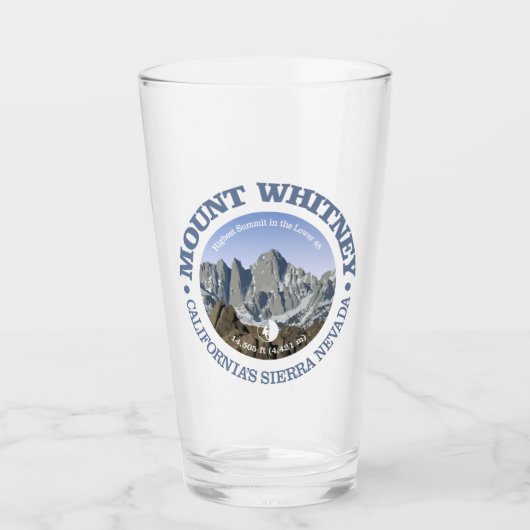 Mt Whitney Glas (Vorderseite)