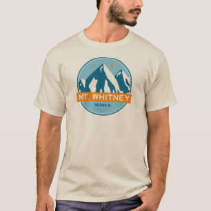 Mt. Whitney Kalifornien Sterne Mond T-Shirt