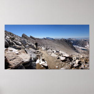 Mt Whitney nadeln Traverse - John Muir Trail Poster