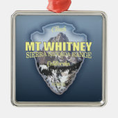 Mt Whitney (Pfeilspitzen) Ornament Aus Metall (Vorne)
