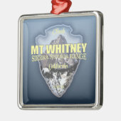 Mt Whitney (Pfeilspitzen) Ornament Aus Metall (Links)
