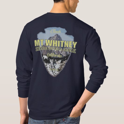 Mt Whitney (Pfeilspitzen) T-Shirt (Rückseite)