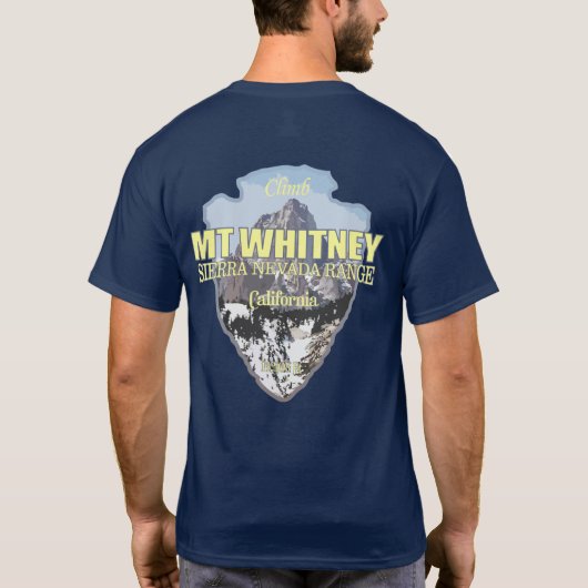 Mt Whitney (Pfeilspitzen) T-Shirt (Rückseite)