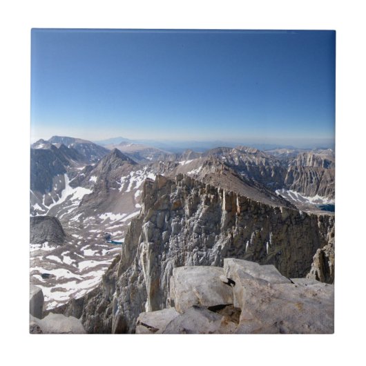 Mt Whitney Summit - John Muir Trail - Sierra Fliese (Vorderseite)
