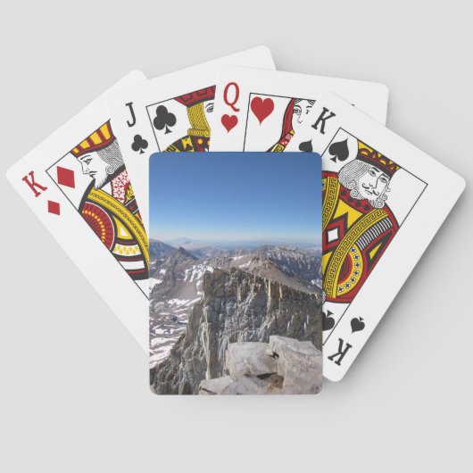 Mt Whitney Summit - John Muir Trail - Sierra Spielkarten (Rückseite)