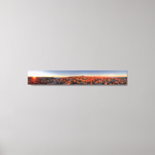 Mt Whitney Sunset Panorama - John Muir Trail Leinwanddruck (Vorderseite)